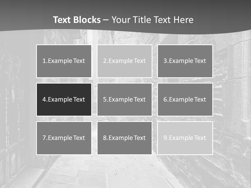 Street Spain Gothic PowerPoint Template