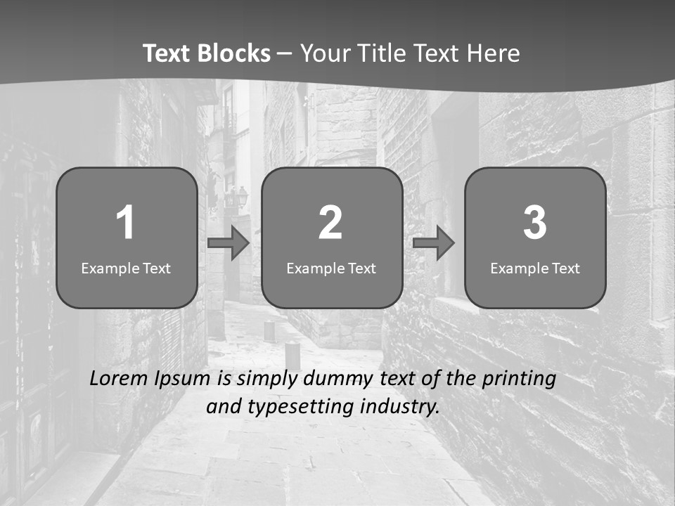 Street Spain Gothic PowerPoint Template