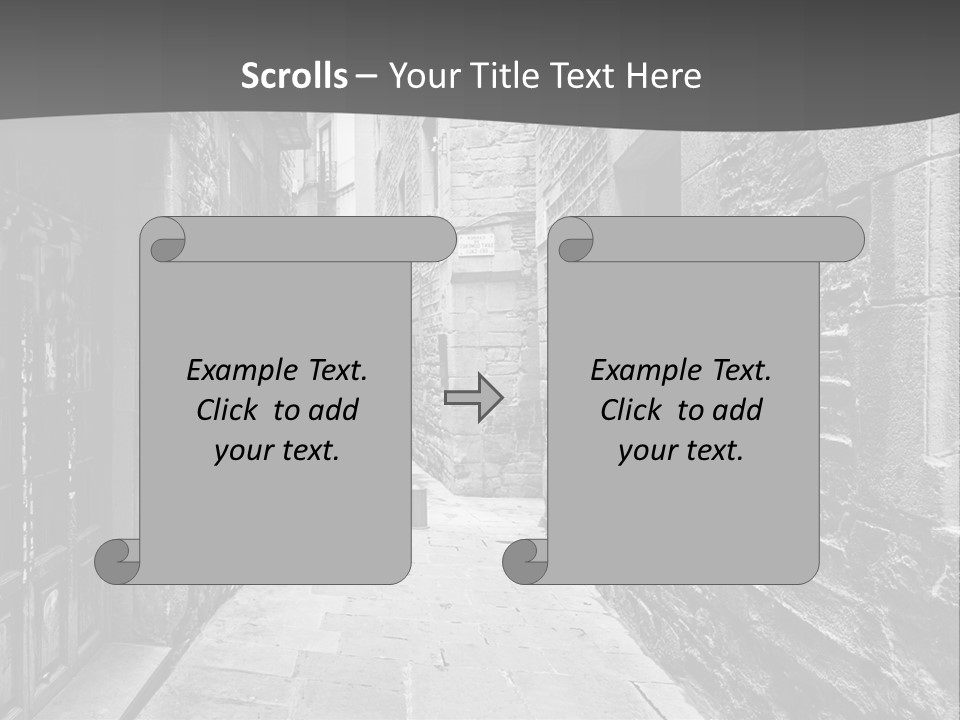 Street Spain Gothic PowerPoint Template