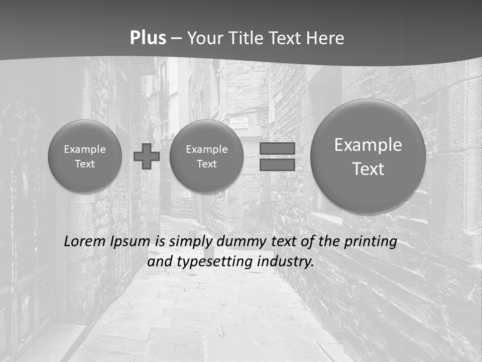 Street Spain Gothic PowerPoint Template