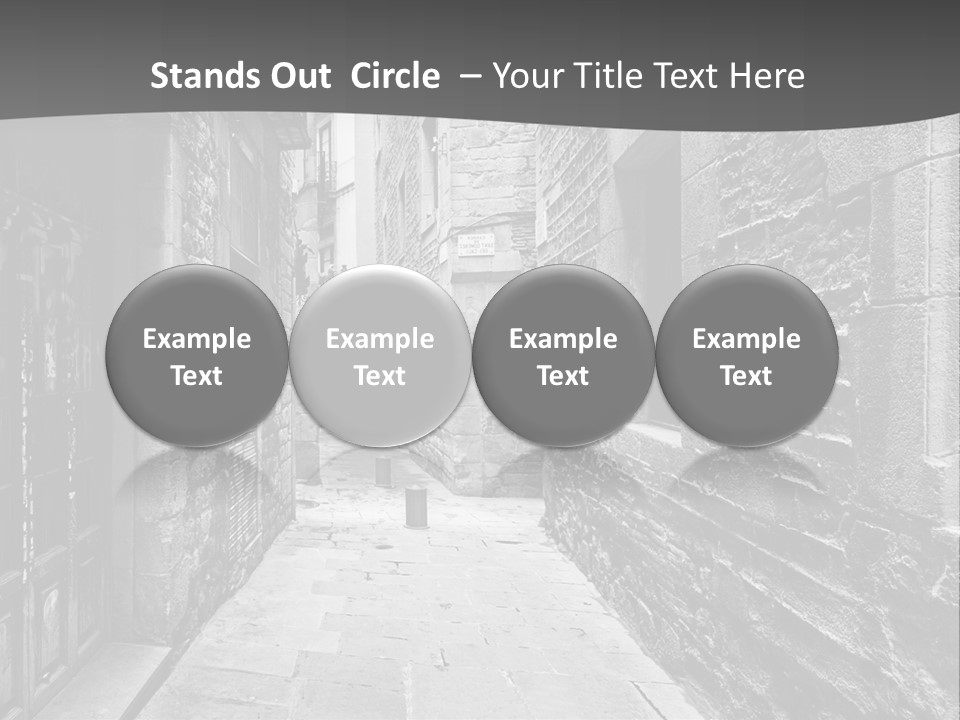 Street Spain Gothic PowerPoint Template