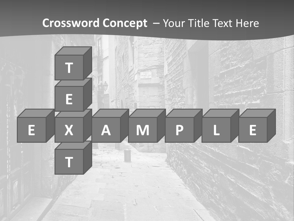 Street Spain Gothic PowerPoint Template
