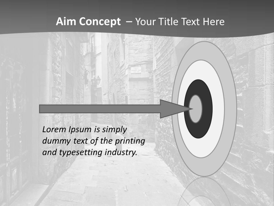 Street Spain Gothic PowerPoint Template