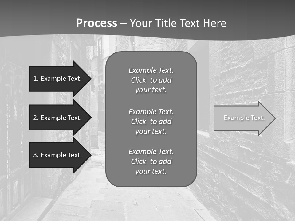 Street Spain Gothic PowerPoint Template