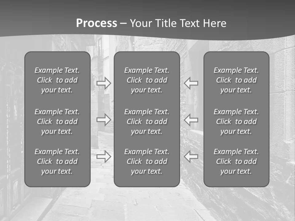 Street Spain Gothic PowerPoint Template