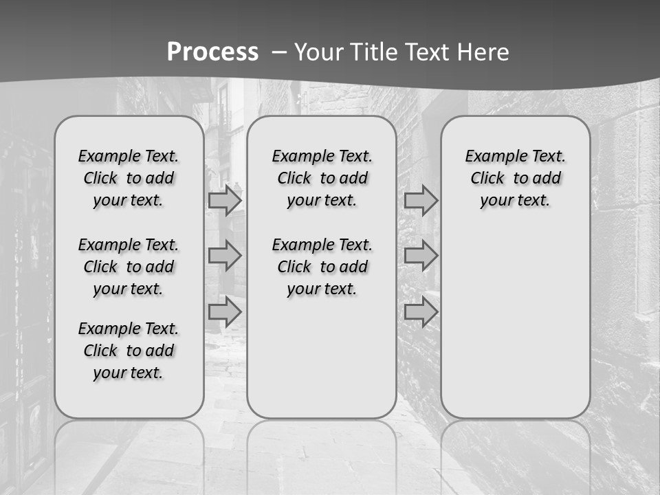 Street Spain Gothic PowerPoint Template