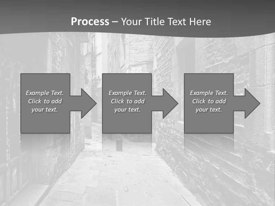 Street Spain Gothic PowerPoint Template