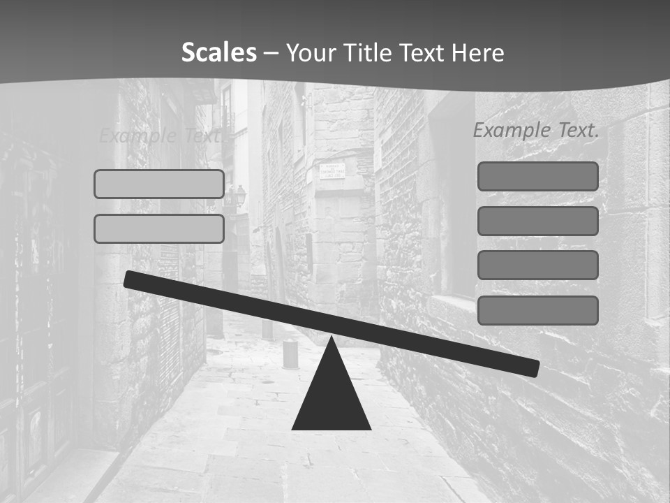 Street Spain Gothic PowerPoint Template