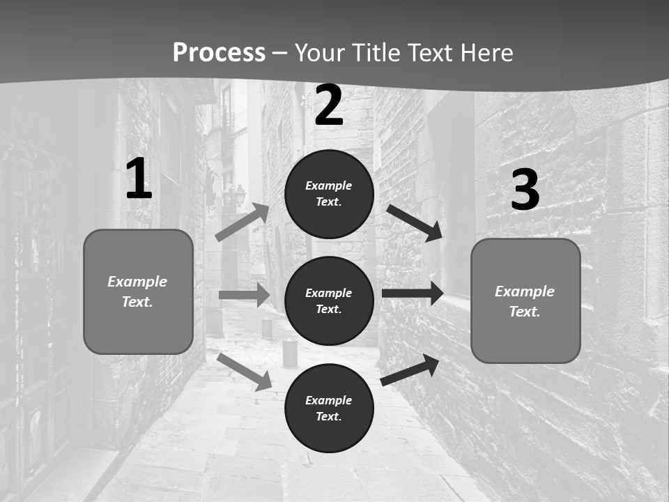 Street Spain Gothic PowerPoint Template