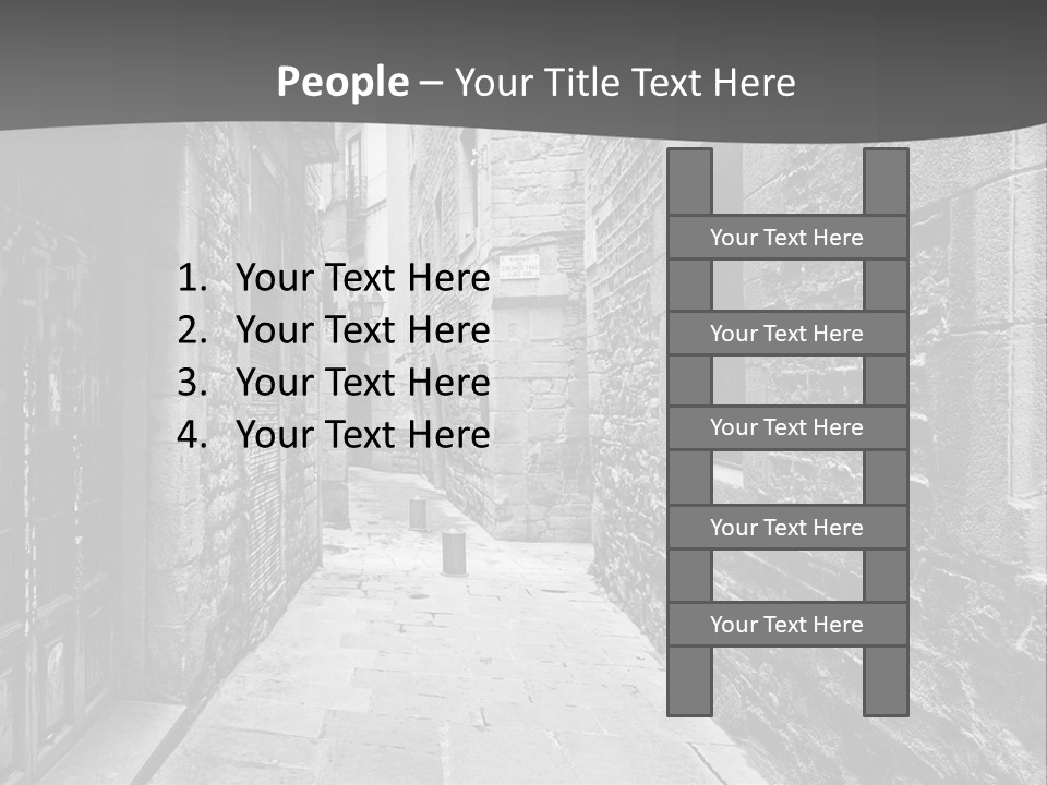 Street Spain Gothic PowerPoint Template