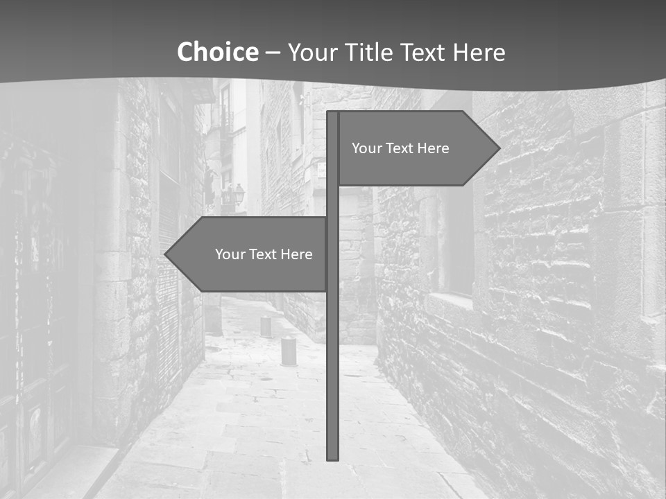Street Spain Gothic PowerPoint Template