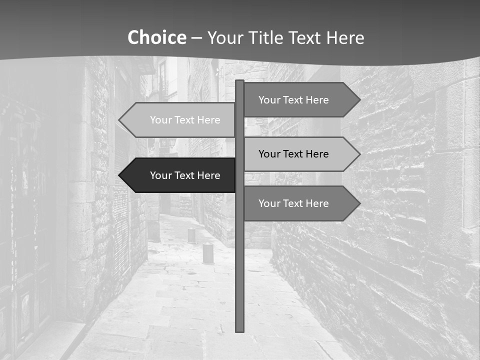 Street Spain Gothic PowerPoint Template
