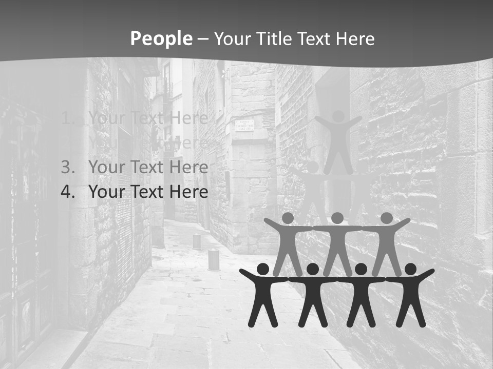 Street Spain Gothic PowerPoint Template