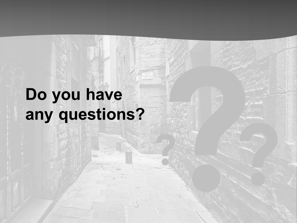 Street Spain Gothic PowerPoint Template