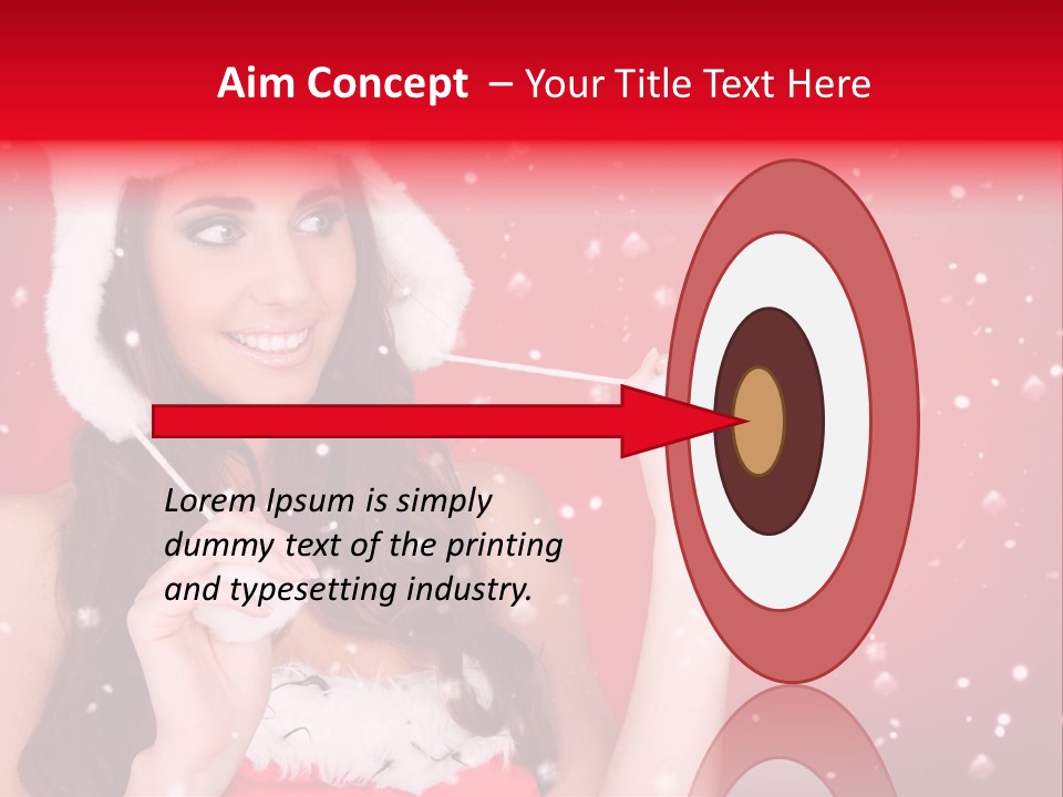 Hat Y Woman PowerPoint Template