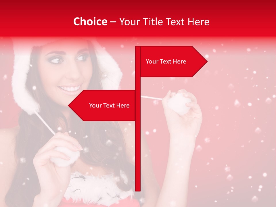 Hat Y Woman PowerPoint Template