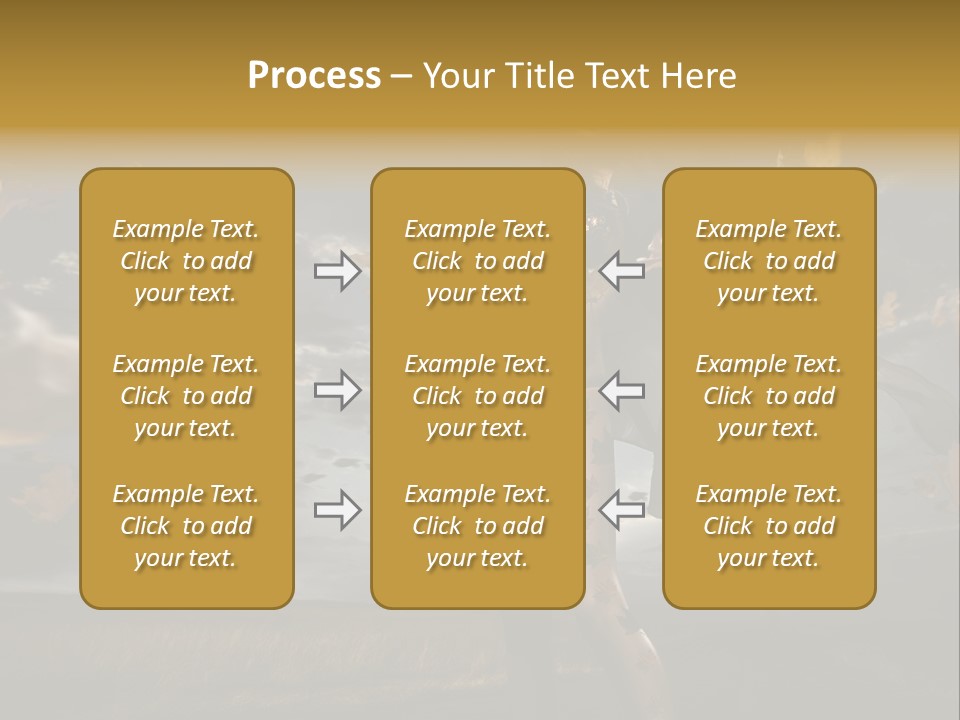 Woman Beautiful Autumn PowerPoint Template