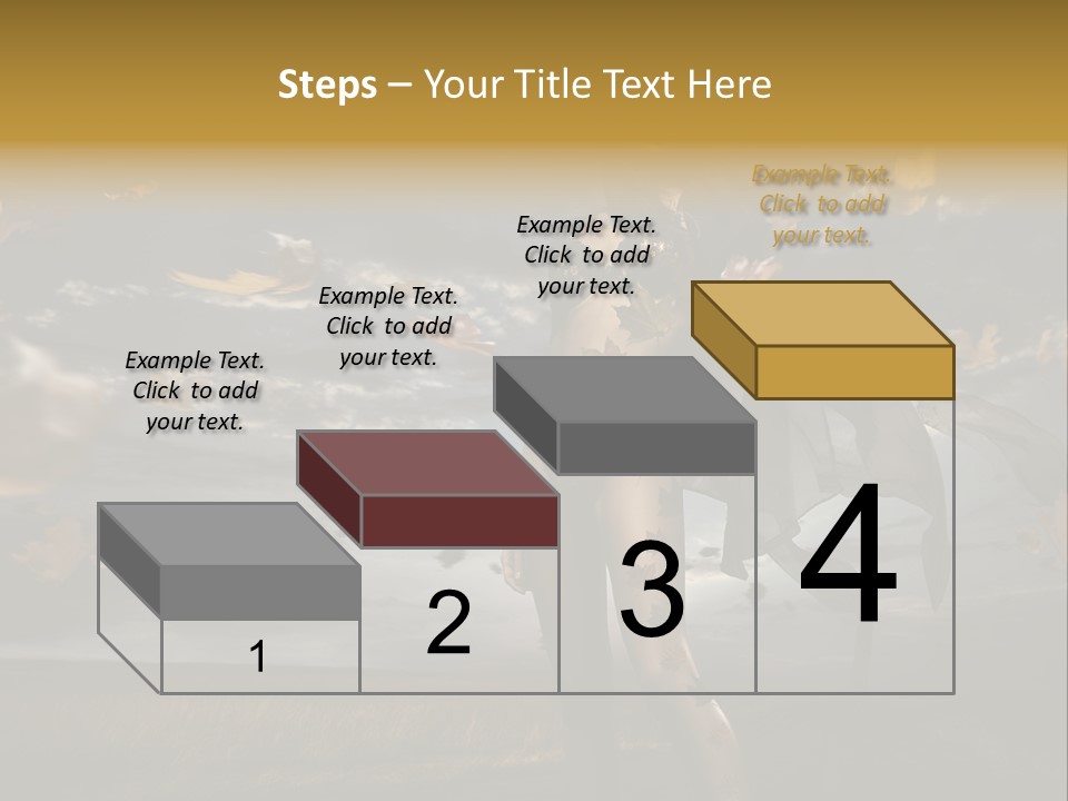 Woman Beautiful Autumn PowerPoint Template