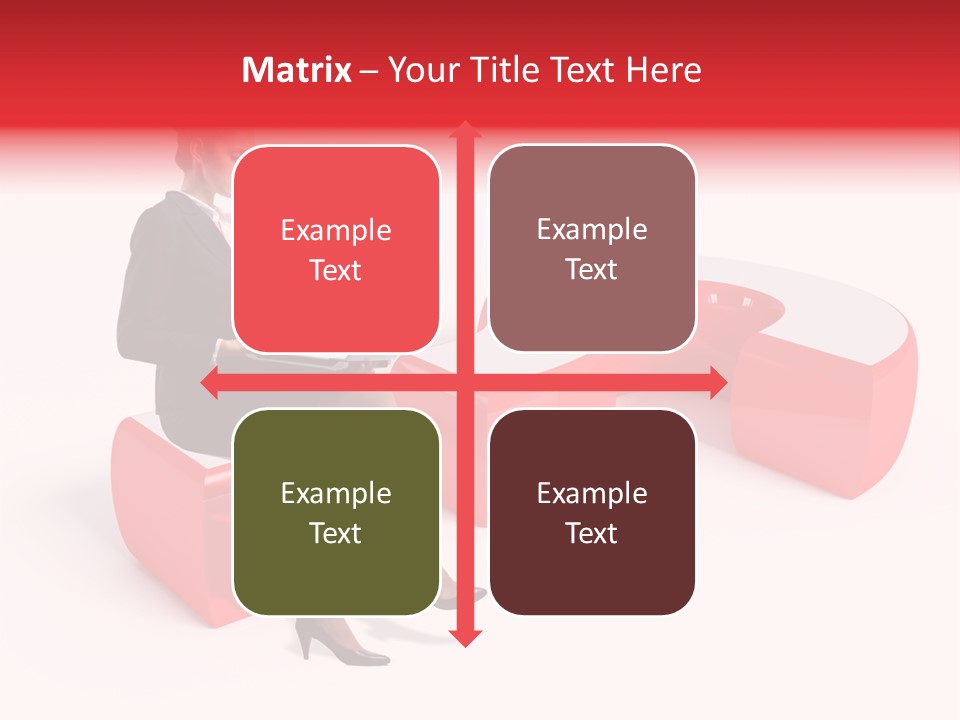 Faq Question Worker PowerPoint Template