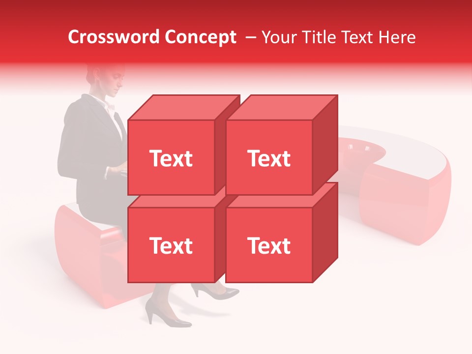 Faq Question Worker PowerPoint Template