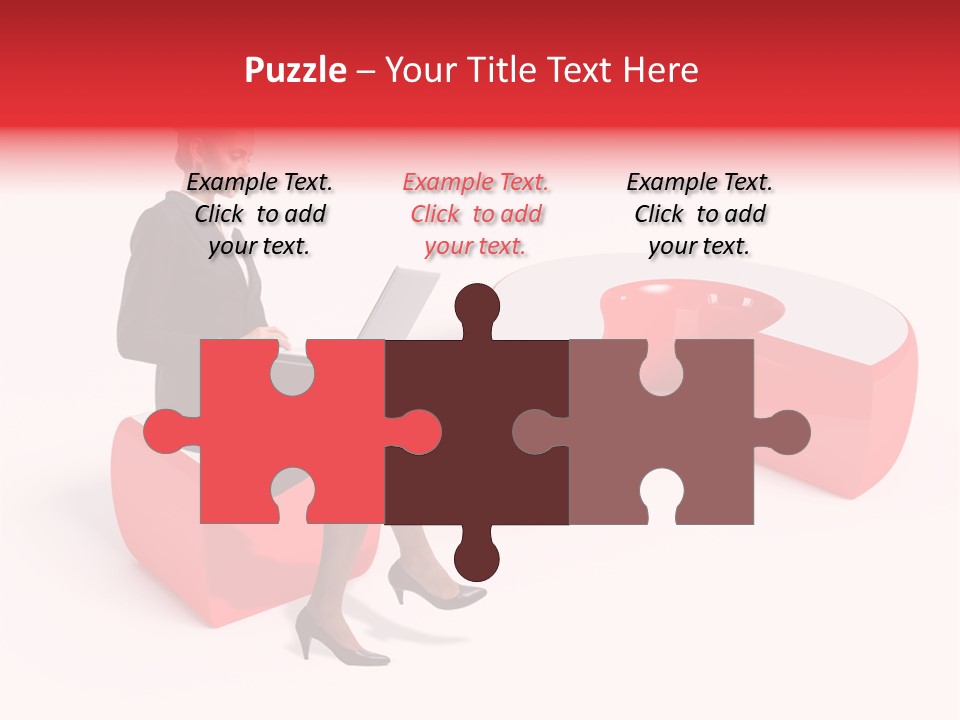 Faq Question Worker PowerPoint Template