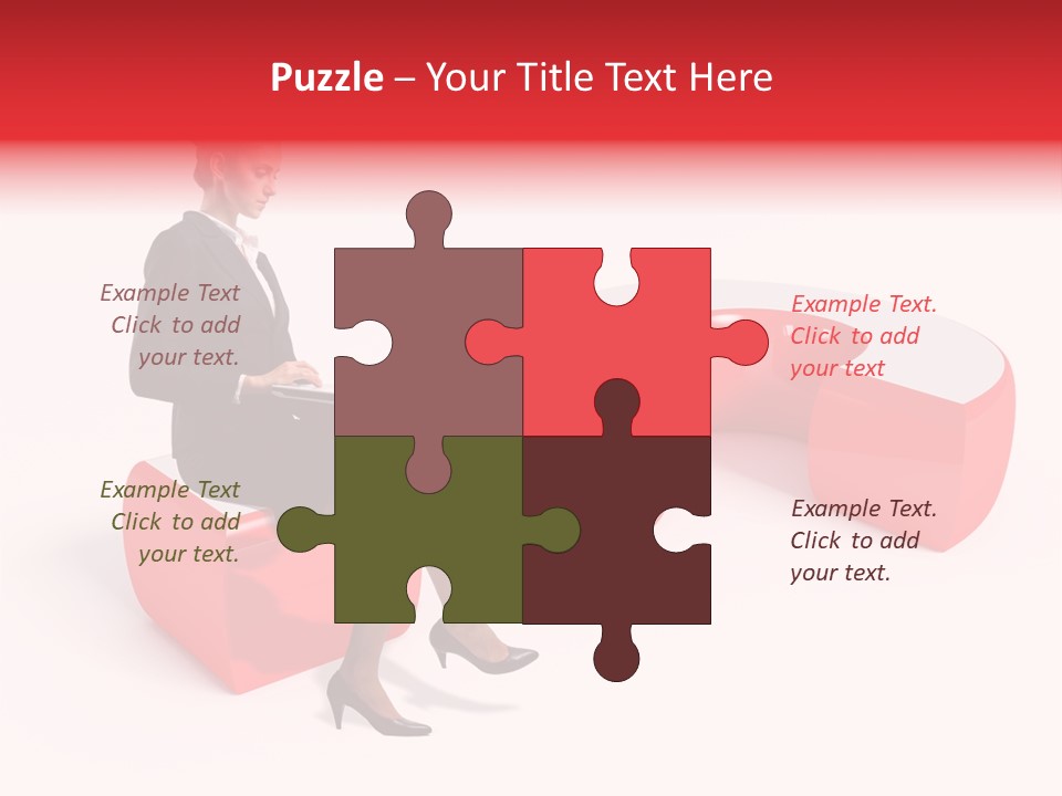 Faq Question Worker PowerPoint Template