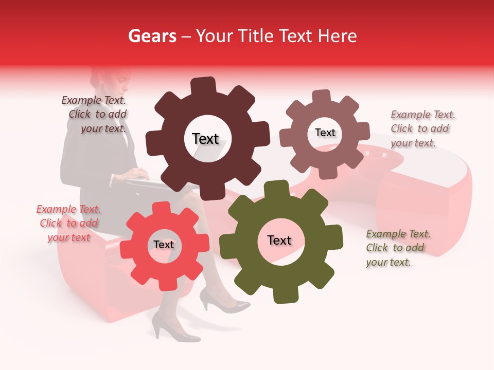 Faq Question Worker PowerPoint Template