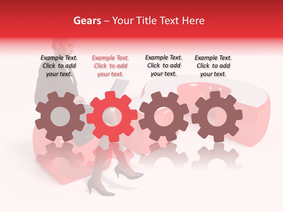 Faq Question Worker PowerPoint Template