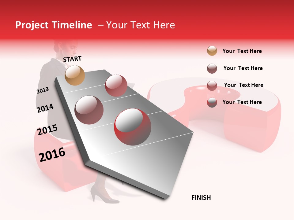 Faq Question Worker PowerPoint Template