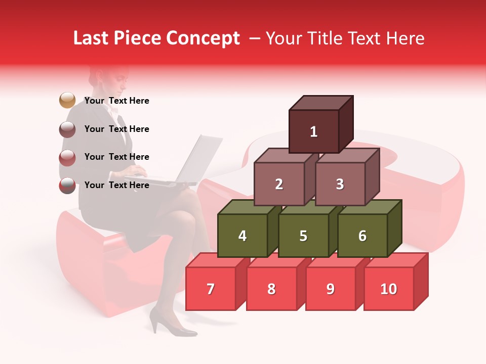 Faq Question Worker PowerPoint Template