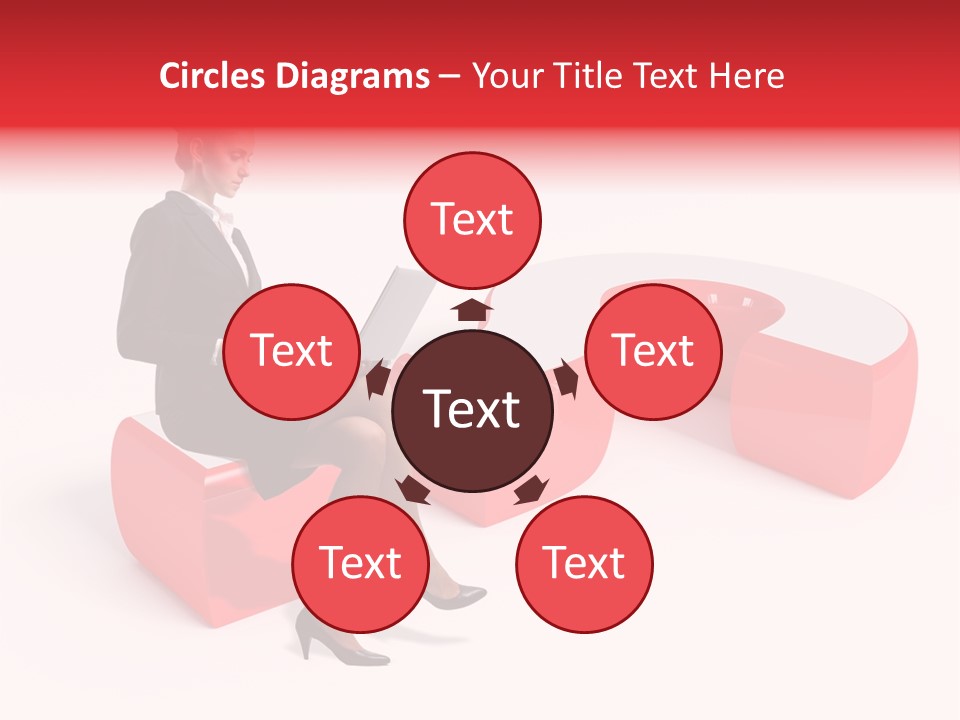 Faq Question Worker PowerPoint Template