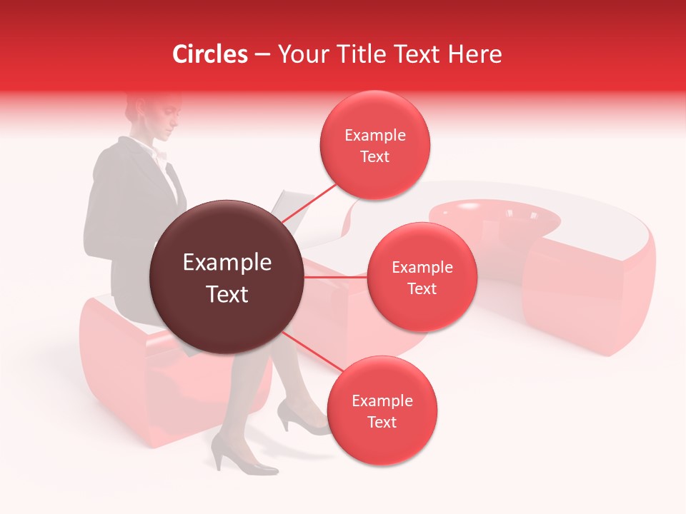 Faq Question Worker PowerPoint Template