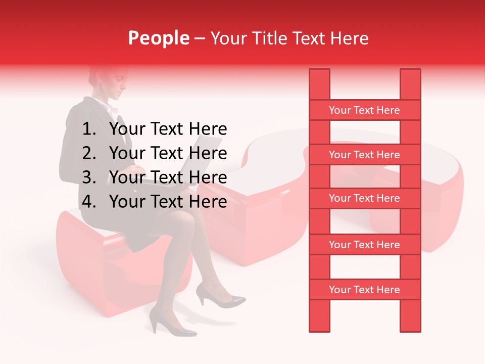 Faq Question Worker PowerPoint Template