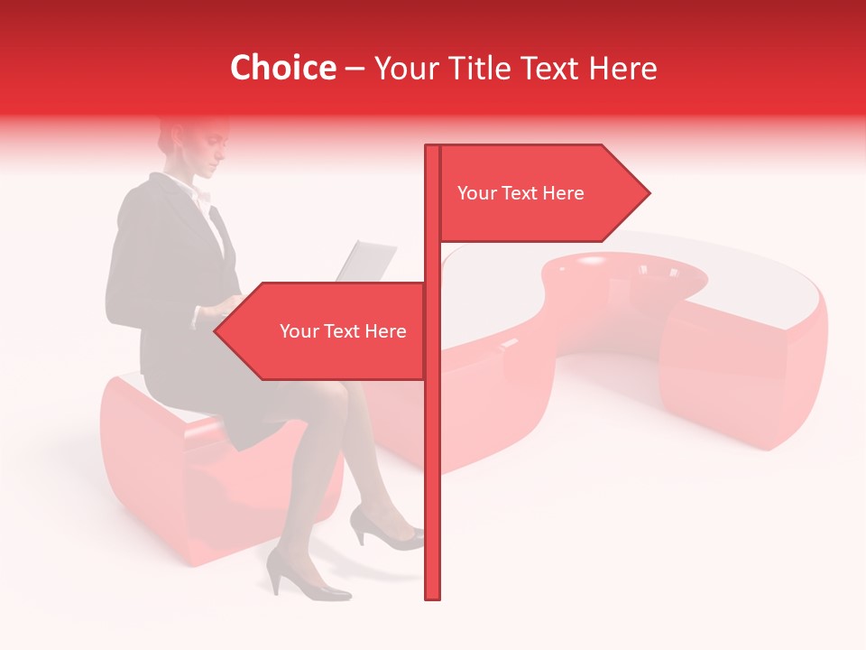 Faq Question Worker PowerPoint Template