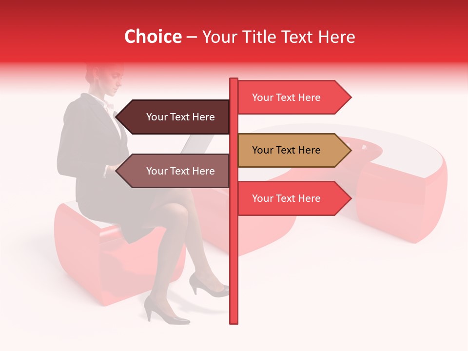 Faq Question Worker PowerPoint Template