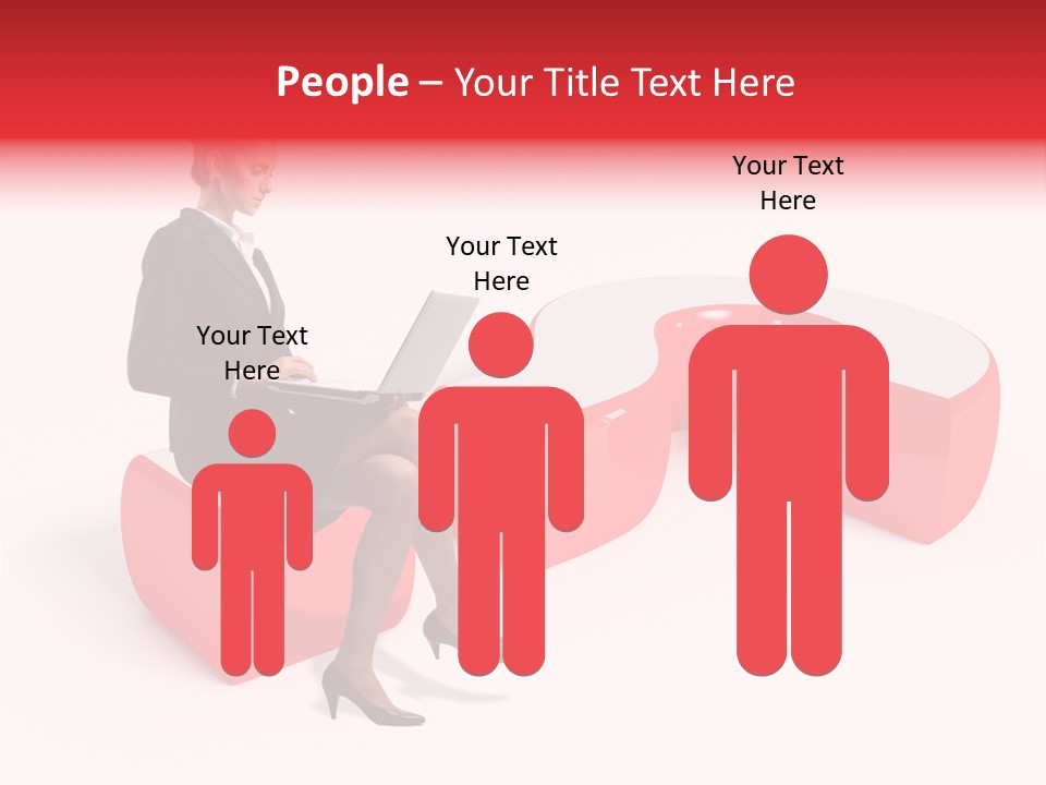 Faq Question Worker PowerPoint Template