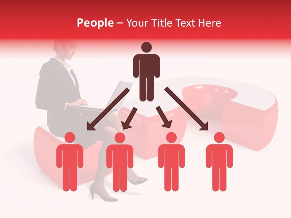 Faq Question Worker PowerPoint Template