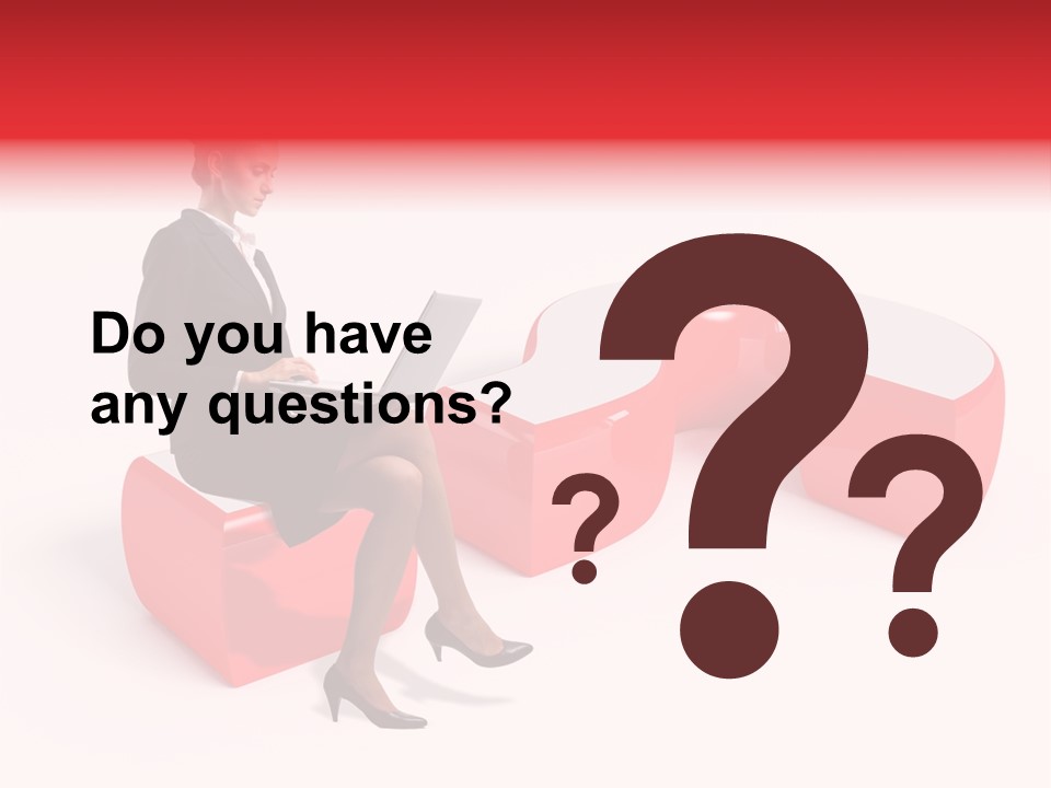 Faq Question Worker PowerPoint Template