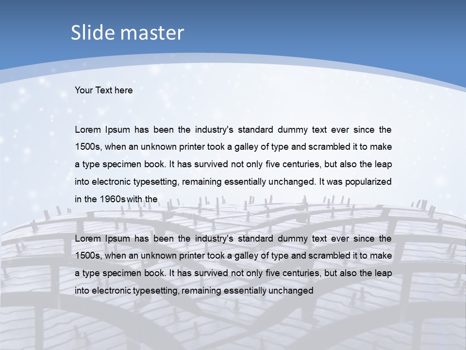 Pflicht Gummi Autoreifen PowerPoint Template