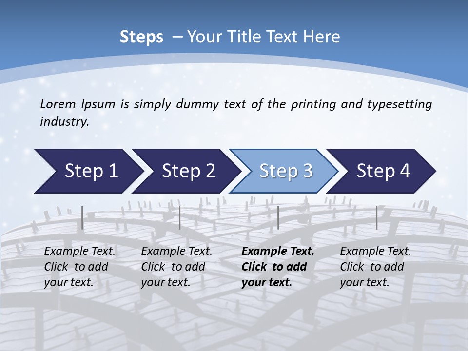 Pflicht Gummi Autoreifen PowerPoint Template