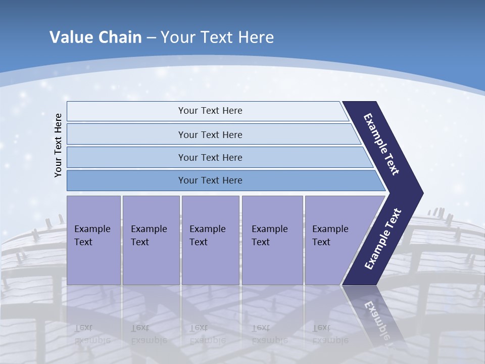 Pflicht Gummi Autoreifen PowerPoint Template