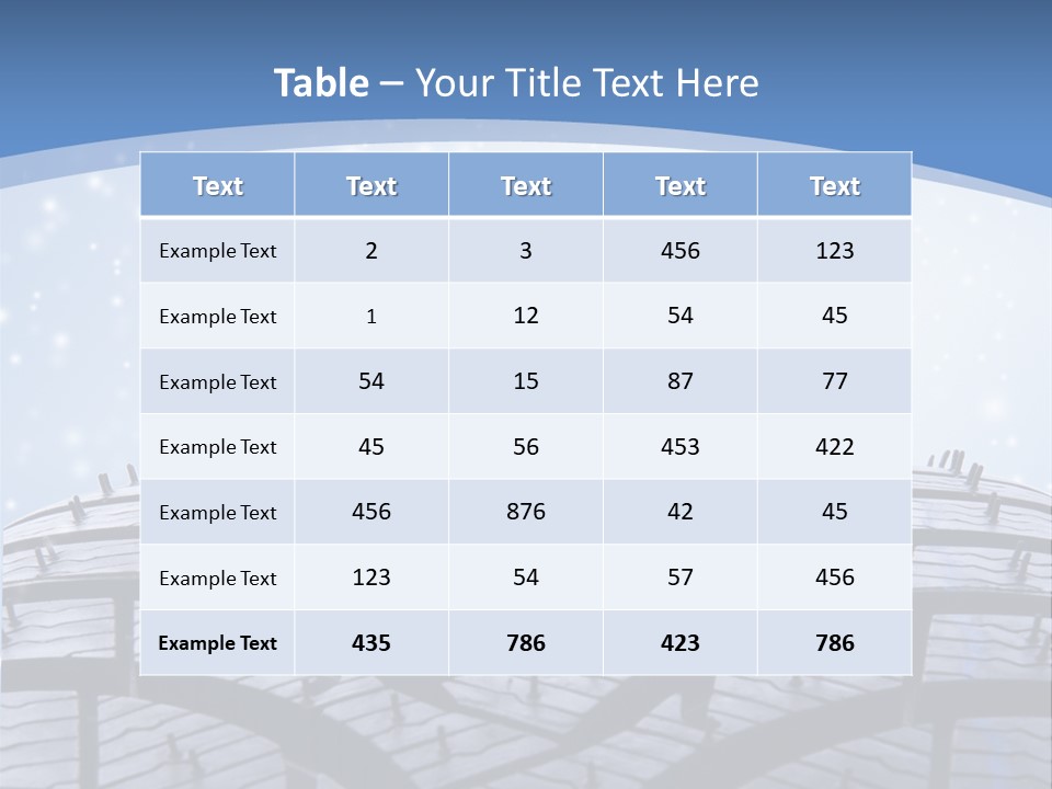 Pflicht Gummi Autoreifen PowerPoint Template