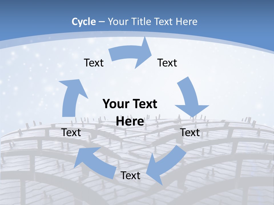 Pflicht Gummi Autoreifen PowerPoint Template