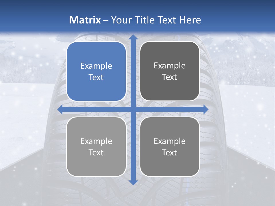 Schnee Pflicht Schneefahrbahn PowerPoint Template