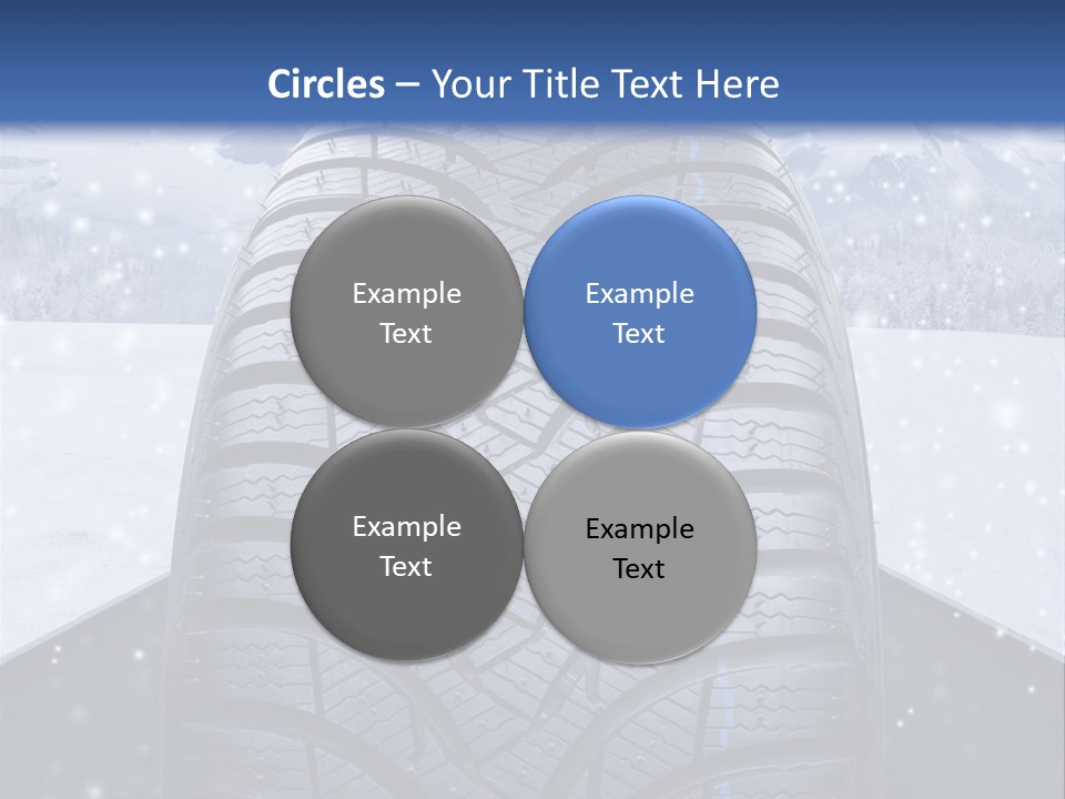 Schnee Pflicht Schneefahrbahn PowerPoint Template