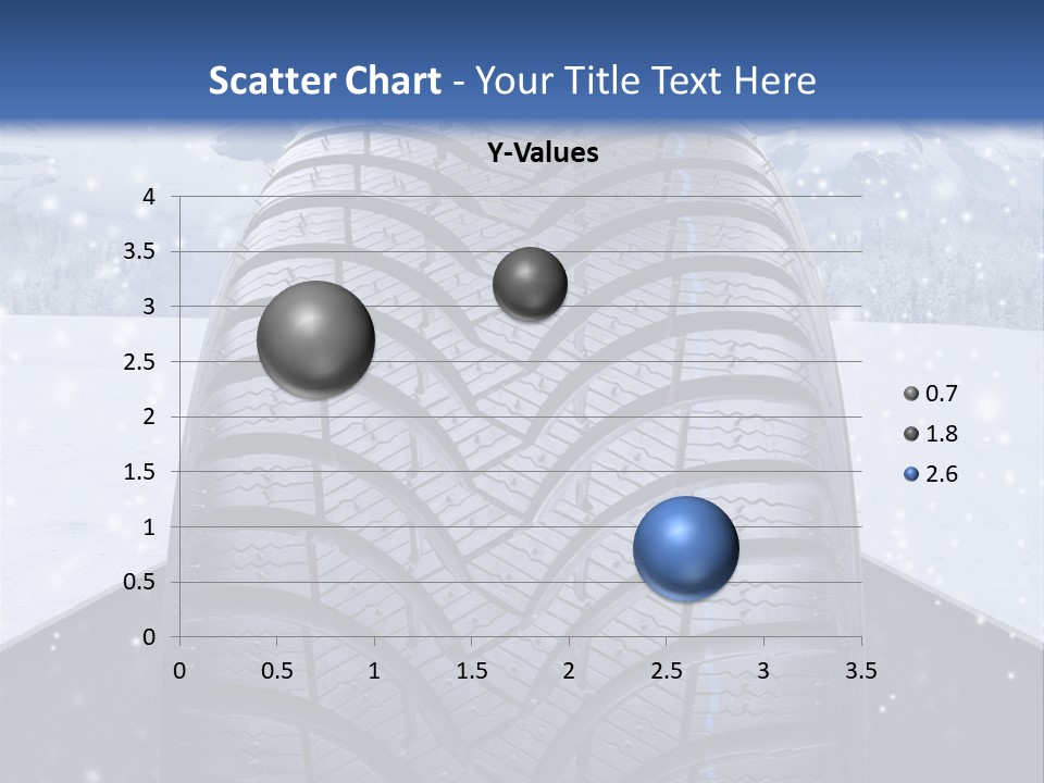 Schnee Pflicht Schneefahrbahn PowerPoint Template