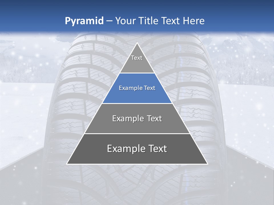 Schnee Pflicht Schneefahrbahn PowerPoint Template