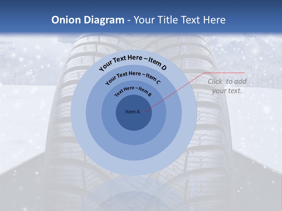 Schnee Pflicht Schneefahrbahn PowerPoint Template