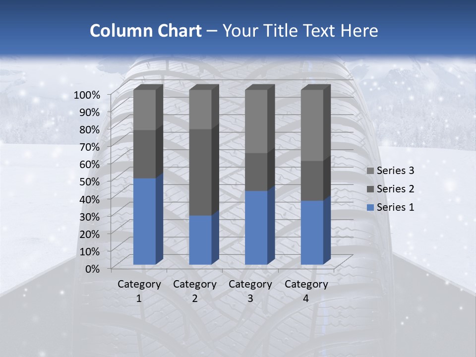 Schnee Pflicht Schneefahrbahn PowerPoint Template