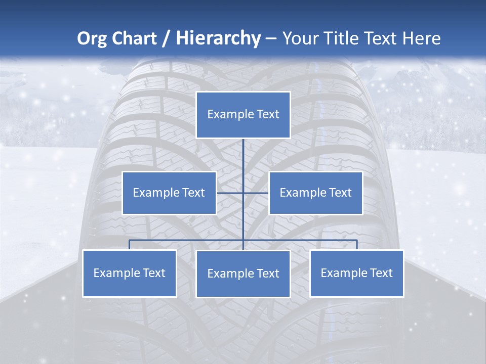 Schnee Pflicht Schneefahrbahn PowerPoint Template